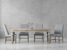 Load image into Gallery viewer, Crossings - Rectangular Dining Table With 4 Upholstered Chairs - Whitewash &amp; Pearl Silver