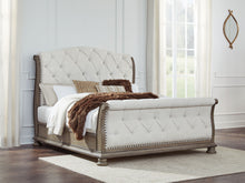 Load image into Gallery viewer, Ardenfield - Upholstered Sleigh Bed