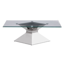 Load image into Gallery viewer, Jenny - Glass Top Stainless Steel Coffee Table - Chrome