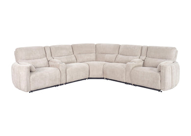 Modesto - Modular Power Reclining Sectional With Power Adjustable Headrests