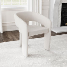Load image into Gallery viewer, Eudora - Boucle Upholstered Dining Arm Chair