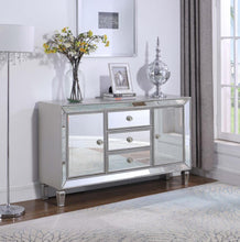 Load image into Gallery viewer, Leticia - 3-Drawer Mirrored Storage Accent Cabinet - Silver