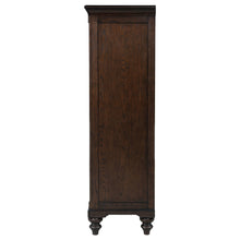 Load image into Gallery viewer, Andover - 6-Drawer Tempered Glass Door Chest - Dark Oak