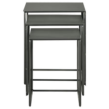 Load image into Gallery viewer, Imez - 3 Piece Rectangular Metal Nesting Table Set - Gray