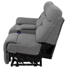 Load image into Gallery viewer, Higgins - Upholstered LAF Power Loveseat - Gray