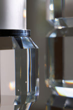 Load image into Gallery viewer, Brentley - Clear / Silver Finish - Candle Holder Set (Set of 2)