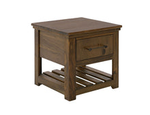 Load image into Gallery viewer, Walnut - 1 Drawer Chairside Table