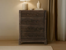 Load image into Gallery viewer, Dark Atenas - 4-Drawer Chest - Brown
