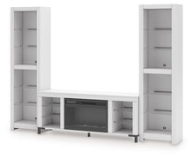 Load image into Gallery viewer, Brollevi - White - 3-Piece Entertainment Center