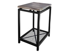 Load image into Gallery viewer, Blacksmith - Chairside Table - Truffle Brown / Oil Black