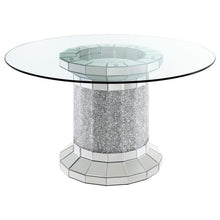 Load image into Gallery viewer, Ellie - Mirrored Pedestal Dining Table Set