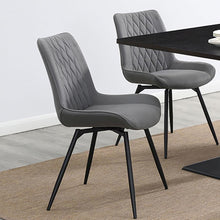 Load image into Gallery viewer, Diggs - Upholstered Swivel Dining Side Chair (Set of 2) - Gray
