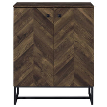 Load image into Gallery viewer, Carolyn - 2 Door Engineered Accent Wood Cabinet - Rustic Oak