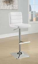 Load image into Gallery viewer, Bianca - Square Upholstered Adjustable Bar Stools (Set of 2)