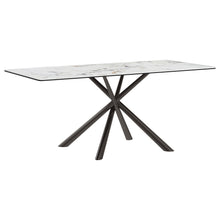 Load image into Gallery viewer, Carvell - Rectangular Sintered Stone Dining Table - Mirage White