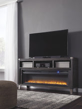 Load image into Gallery viewer, Todoe - Gray - 2 Pc. - 65&quot; TV Stand with Wide Fireplace Insert