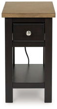 Load image into Gallery viewer, Drazmine - Brown - Chair Side End Table