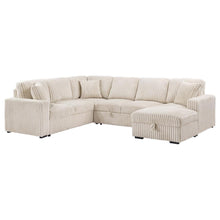 Load image into Gallery viewer, Devonshire - Sleeper Sectional Sofa Storage Chaise