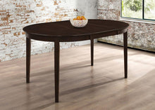 Load image into Gallery viewer, Gabriel - Oval Extension Leaf Dining Table - Cappuccino