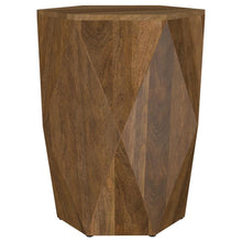 Load image into Gallery viewer, Zalika - Hexagonal Solid - Mango Wood End Table - Natural