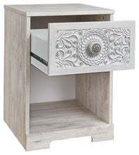 Load image into Gallery viewer, Paxberry - Whitewash - One Drawer Night Stand
