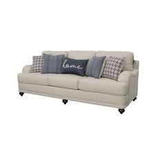 Load image into Gallery viewer, Glenn - Upholstered English Arm Sofa - Light Gray And Blue