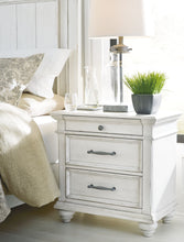 Load image into Gallery viewer, Kanwyn - Whitewash - Three Drawer Night Stand