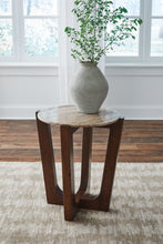 Load image into Gallery viewer, Tanidore - Warm Brown - Round End Table