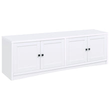 Load image into Gallery viewer, Laughlin - 4 Door Engineered Wood TV Stand - White