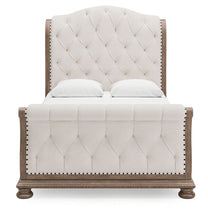 Load image into Gallery viewer, Ardenfield - Upholstered Sleigh Bed