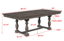 Load image into Gallery viewer, Regent - Dining Table - Charcoal Black