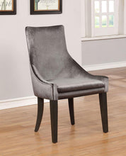 Load image into Gallery viewer, Phelps - Velvet Upholstered Dining Side Chair (Set of 2) - Gray