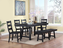 Load image into Gallery viewer, Newport - Rectangular Trestle Dining Table Set