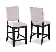 Load image into Gallery viewer, Regent - Counter Height Chair (Set of 2) - Charcoal Black