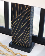Load image into Gallery viewer, Bartlen - Black / Gold Finish - Poly Table Lamp