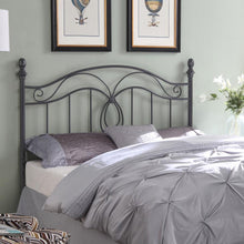 Load image into Gallery viewer, Evan - Metal Queen Or Full Open Frame Headboard - Dark Gray