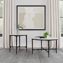 Load image into Gallery viewer, Hermas - Round Marble Coffee And End Table Set
