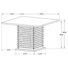 Load image into Gallery viewer, Stanton - Square Counter Height Dining Table Set