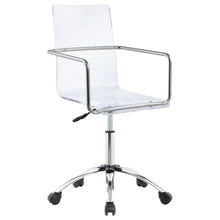 Load image into Gallery viewer, Amaturo - Acrylic Adjustable Home Office Desk Chair - Clear