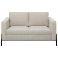 Load image into Gallery viewer, Tilly - Upholstered Track Arm Loveseat - Oatmeal