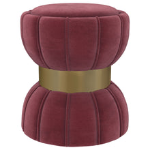 Load image into Gallery viewer, Sora - Round Upholstered Ottoman