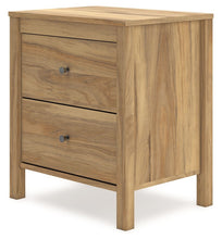 Load image into Gallery viewer, Bermacy - Light Brown - Two Drawer Night Stand