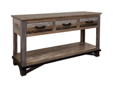 Load image into Gallery viewer, Loft Brown - Sofa Table With 2 Drawers - Two Tone Gray / Brown