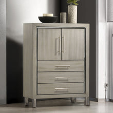 Load image into Gallery viewer, Lennox - Door Chest With Shoe Storage &amp; LED Light - Gray