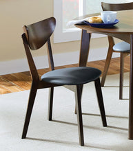 Load image into Gallery viewer, Jedda - Wood Dining Side Chair (Set of 2) - Dark Walnut And Black