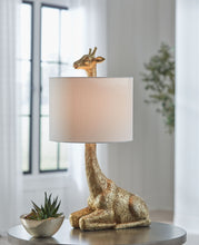 Load image into Gallery viewer, Ferrison - Gold Finish - Poly Table Lamp
