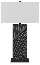 Load image into Gallery viewer, Bartlen - Black / Gold Finish - Poly Table Lamp