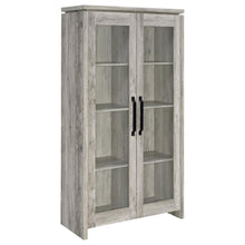 Load image into Gallery viewer, Alejo - 2 Door Engineered Wood Tall Cabinet - Gray Driftwood