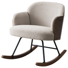 Load image into Gallery viewer, Paige - Boucle Upholstered Mid Back Rocking Chair