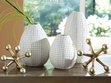 Load image into Gallery viewer, Azerton - White / Gold Finish - Accessory Set (Set of 5)